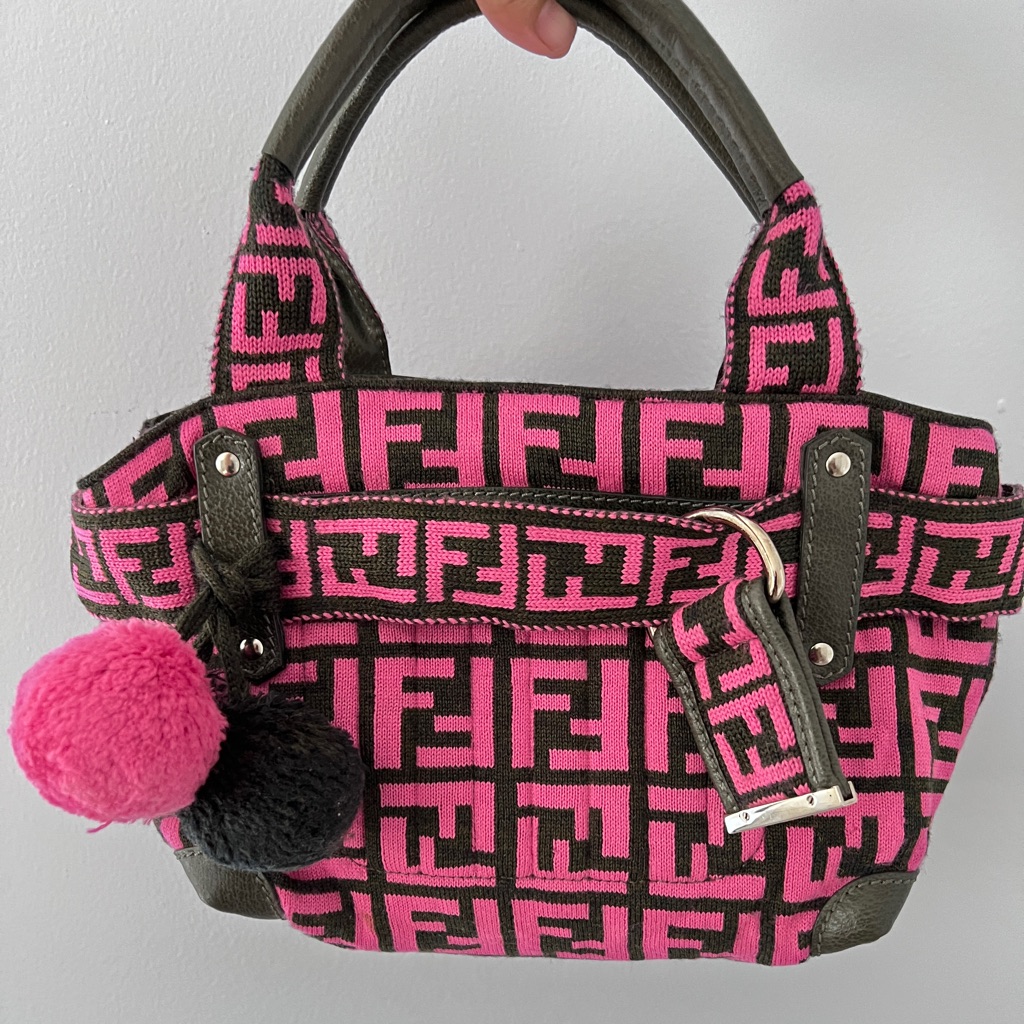 Fendi Very Cute Knitted Mini Tote